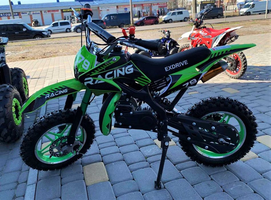 ТОП! Детский новый бензиновый питбайк 50 куб. EXdrive