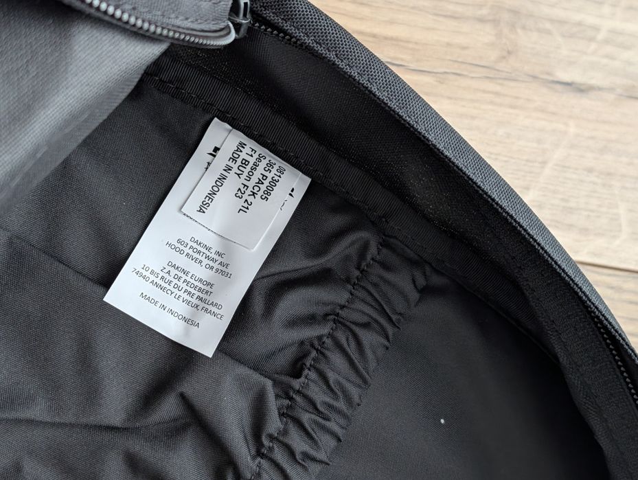 Nowy Plecak Dakine 365 Pack 21L Black czarny