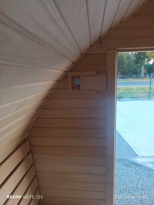 Sauna Ogrodowa opalana drewnem 260x260