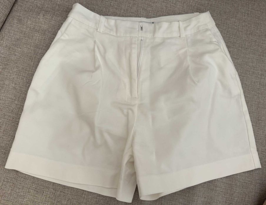 Białe szorty bawełniane RESERVED, damskie, rozmiar S