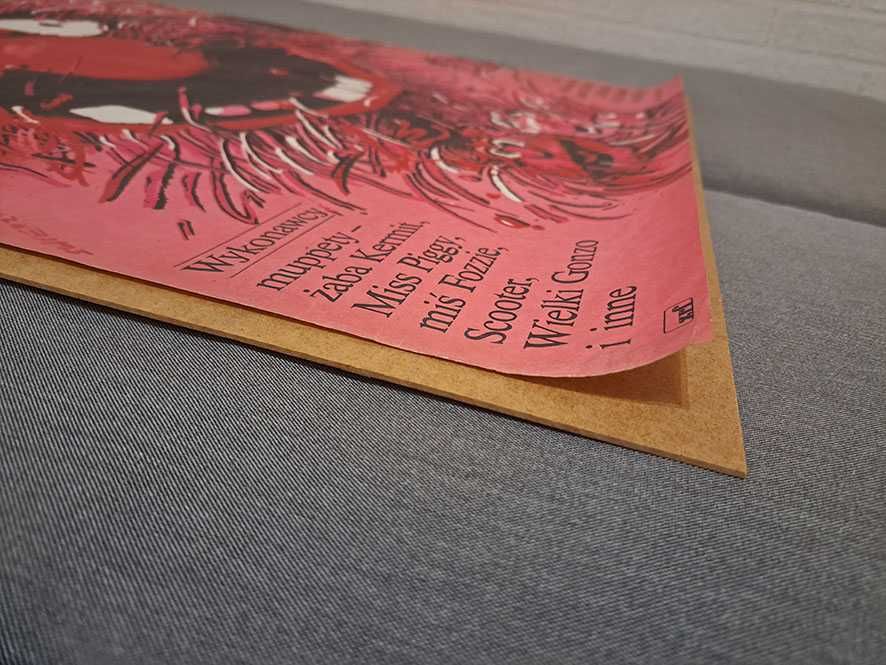 Muppety jadą do Hollywood ORYGINAŁ plakat filmowy Świerzy 1982