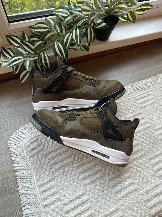Кросівки Air Jordan 4 Retro Se Craft Medium Green / ОРИГІНАЛ / 46 розмір