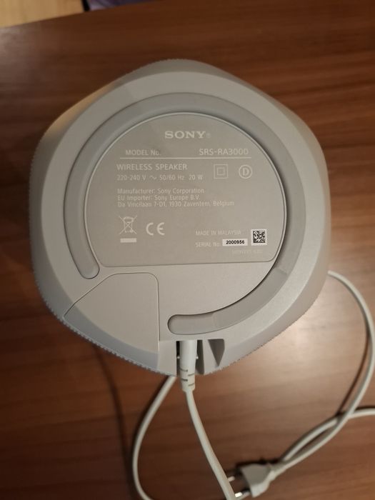 Coluna Wireless Sony SRS-RA3000 – Som 360º – Excelente Estado So hoje 100€