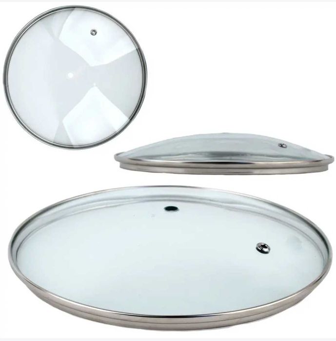 Кришка скляна Gusto ø 24, 26 см