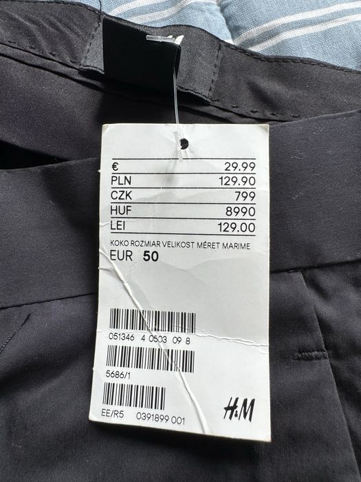 Чоловічі штани H&M Slim Fit