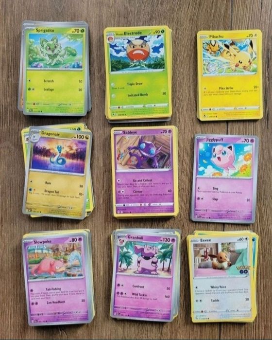 Karty Pokemon mix 200 wzorów bez powtórek.  Oryginalne