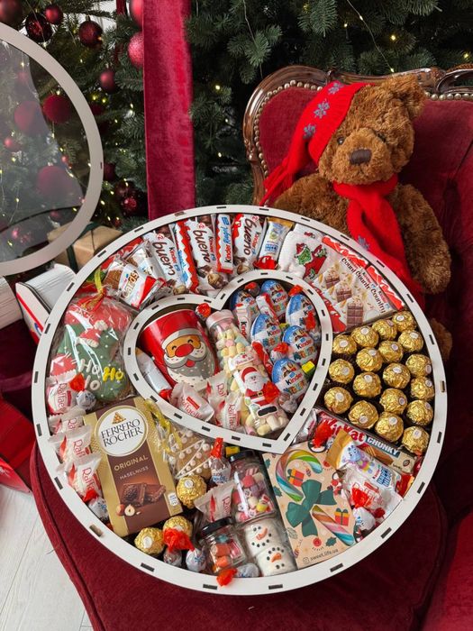 ‼️КРАЩА ЦІНА‼️Подарунок від Святого Миколая/Подарунковий бокс солодощі