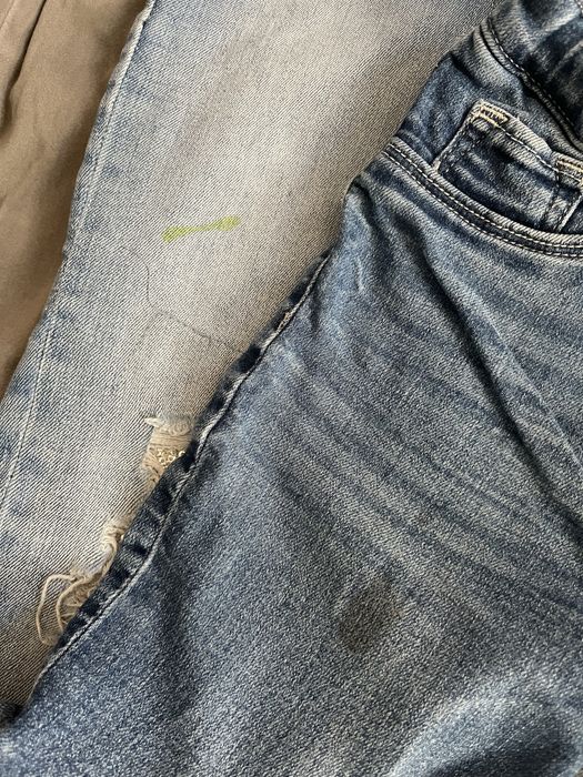 Jeansy spodnie dziewczęce 6szt 134/140