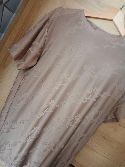 Beżowa Bluzka Ermenegildo Zegna S