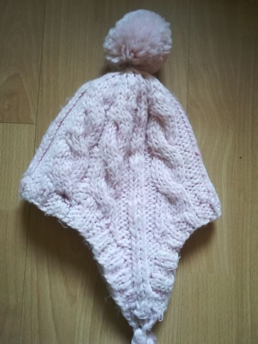 H&M Czapka z pomponem 3-6 lat (104-116 cm)
