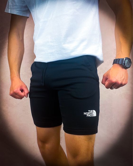 Nowe Czarne Męskie Sportowe Spodenki «TNF The North Face» Szorty / XS