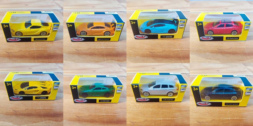 Metal Speed Zone miniaturas em metal 1/64 Novos em caixa