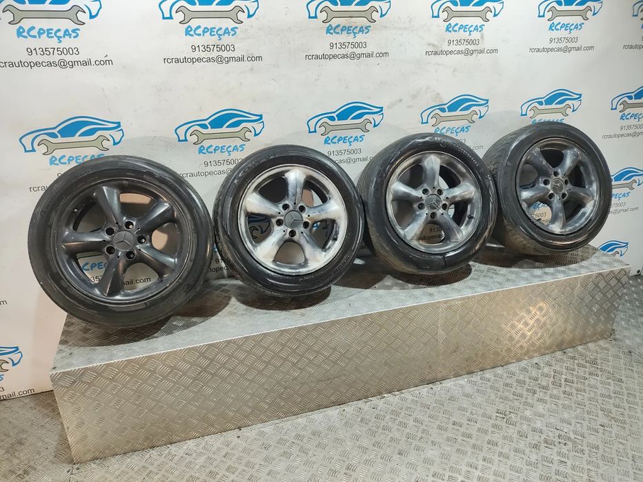 Conjunto Jantes 16 Originais Mercedes Benz SLK R170 7J 8J ET37 ET30