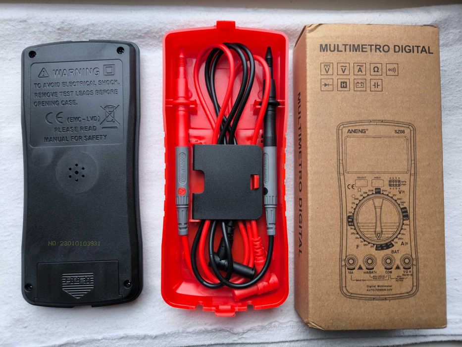 портативний високоточний цифровий мультиметр Aneng SZ08 функція hFE