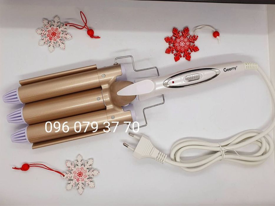Тройная плойка волна Geemy GM-1988