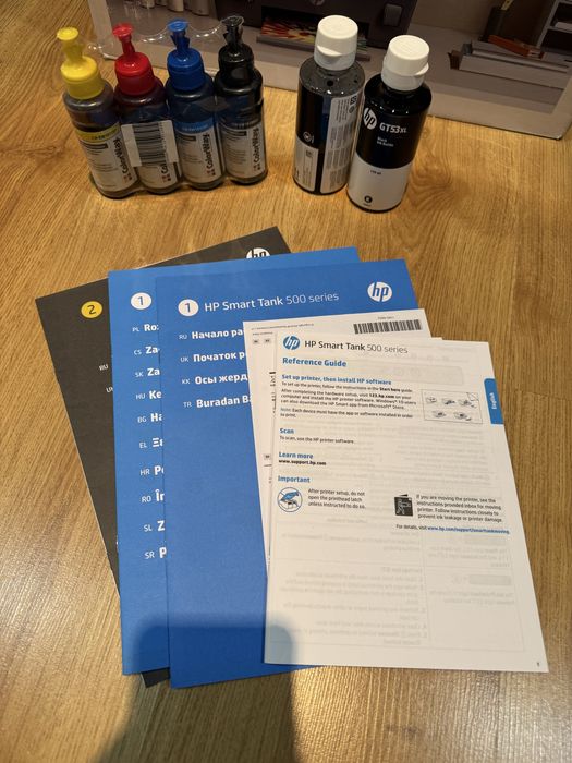Принтер HP Smart tank 500 з чорнилами