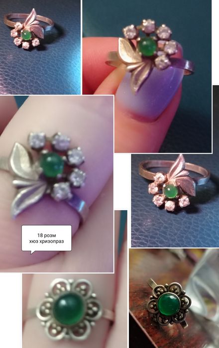 Сережки срібні з цирконами