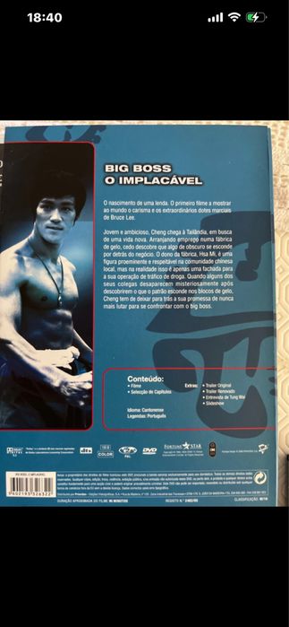 Pack 7 DVDs Ação | Bruce Lee | 007 Casino Royale | Justiceiro | Artes Marciais