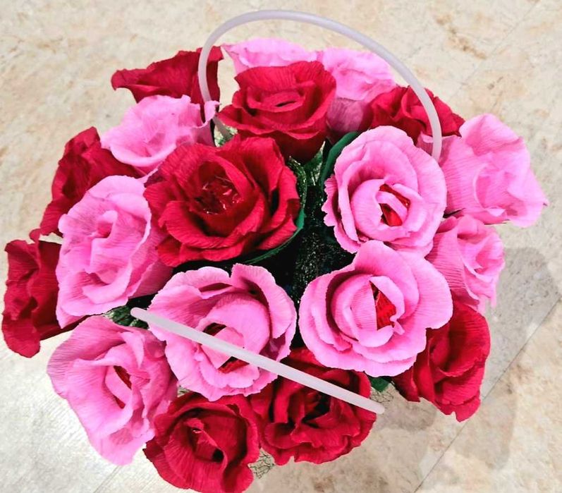 Букети ручної роботи. Квіти з цукерками. Оригінальний подарунок/