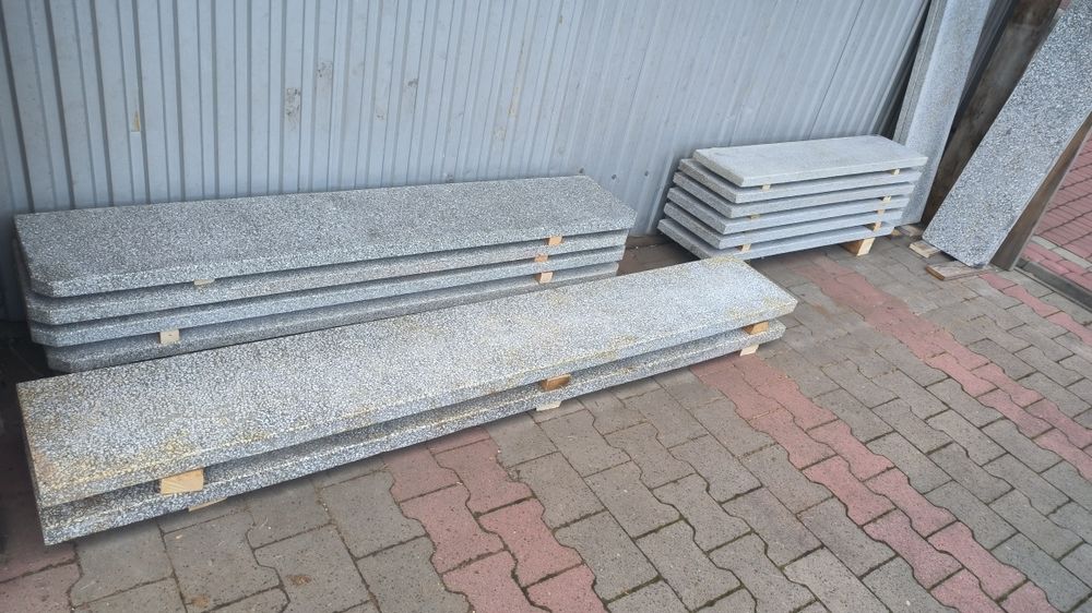 Parapety lastrykowe i stopnice lastrykowe
