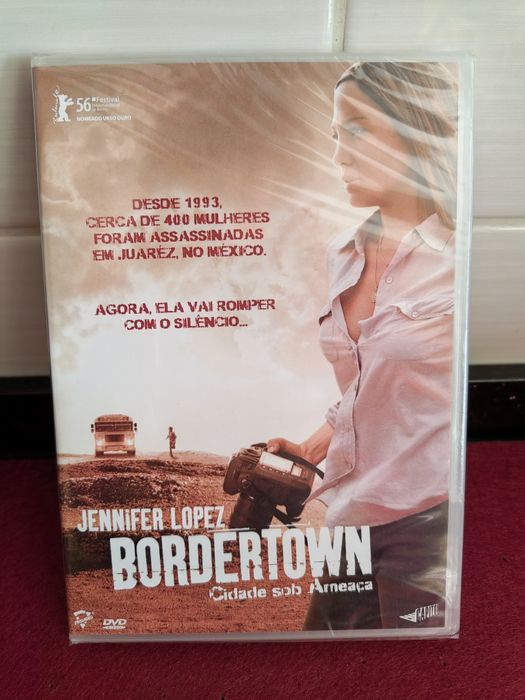 Filme DVD "Bordertown: Cidade sob Ameaça" - novo e selado