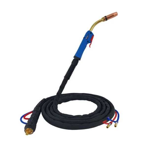 Uchwyt spawalniczy mig MB501-5m wodny uchwyt migomat spawarka chłodzony cieczą