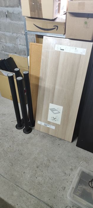 Blat Ikea 100x45 nowy 4 nogi 70 cm