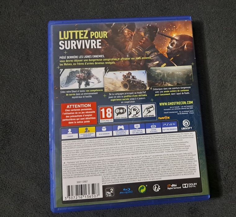 Gra konsola ps4 Ghost Recon Breakpoint