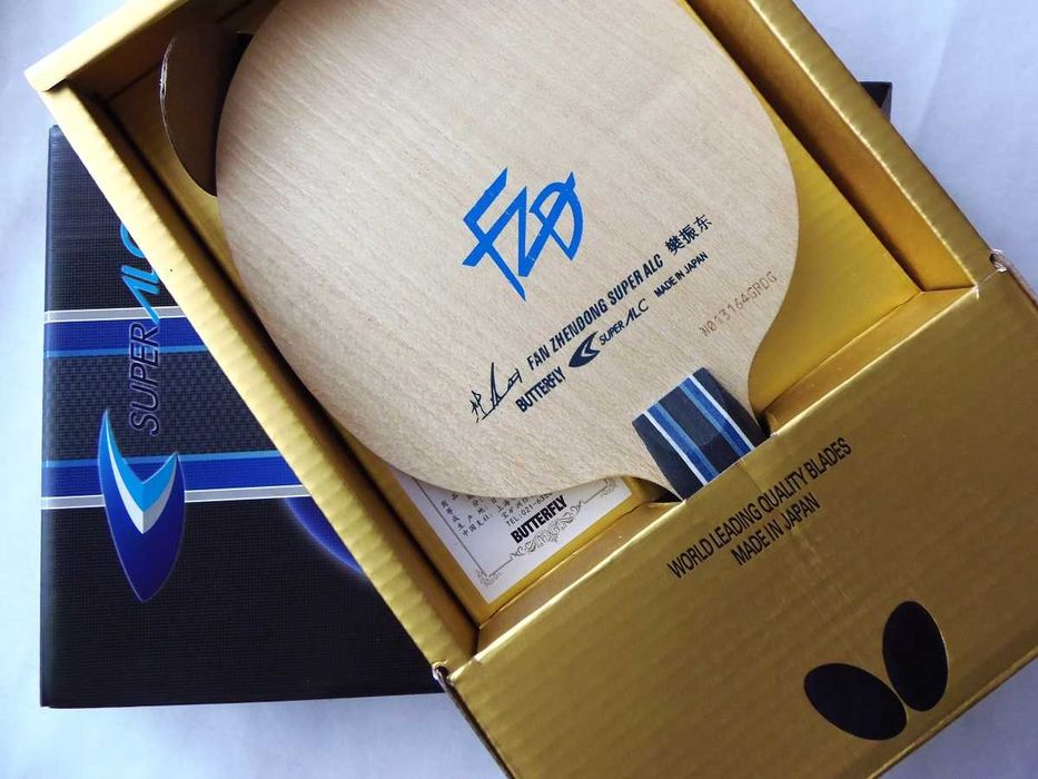 Deska Butterfly Fan Zhendong SUPER ALC GOLD do gry w tenisa stołowego