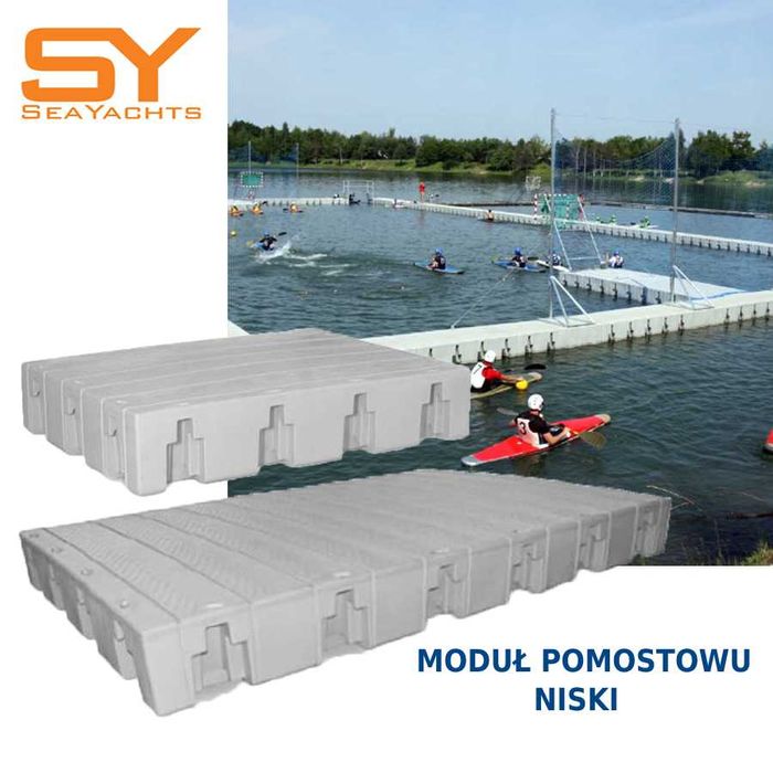 POMOST PŁYWAJĄCY, POMOST MODUŁOWY, Platforma pływajaca 4,6m x 1,5m