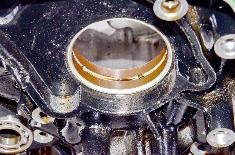 Honda VT 1100 Shadow C2 wał korbowy panewki korbowody kartery