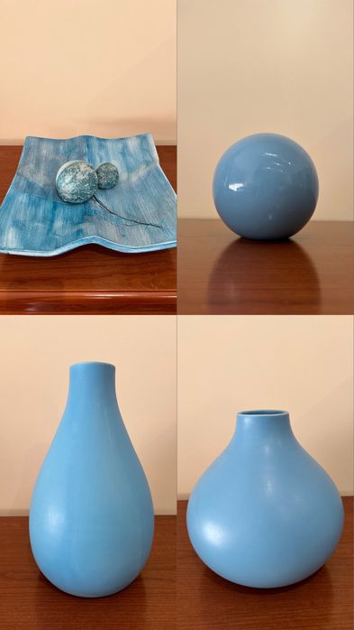 Conjunto de Decoração Azul