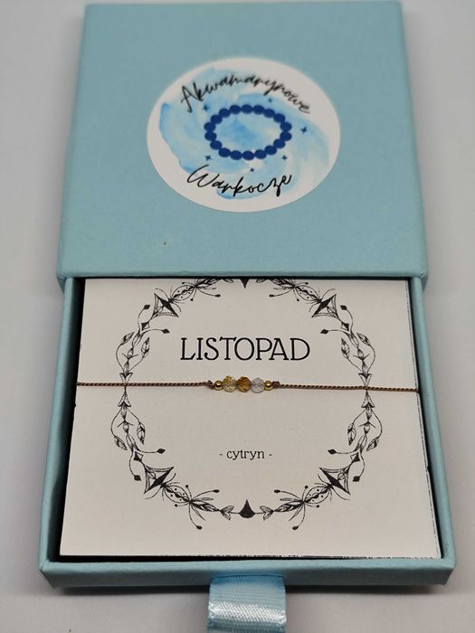 Bransoletka urodzinowa "Listopad" Mini