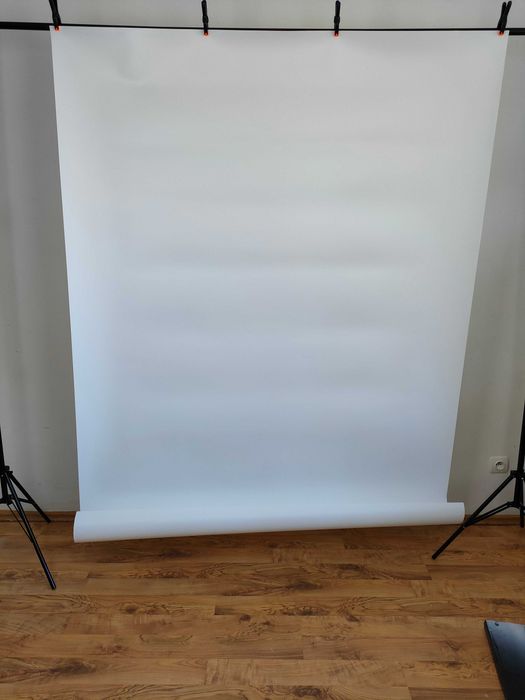 tło do fotografi PVC 150x200cm BIAŁE WINYLOWE 150/200cm 1,5x2m 1.5x2
