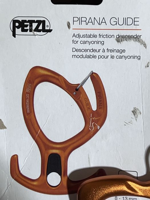 Petzl PIRANA GUIDE - Descensor Canyoning (NOVO na Caixa)