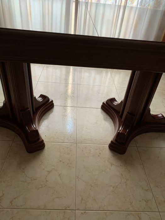 Mesa extensivel em  cerejeira