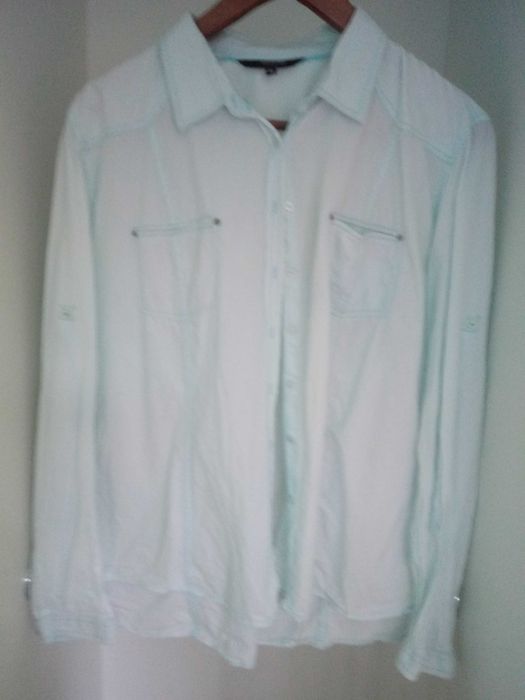 Letnia koszula damska blekitna roz.44