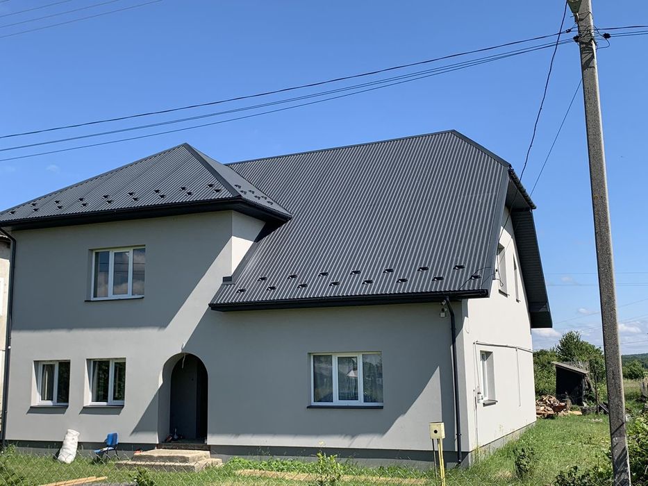 Фасадні роботи утеплення будинку пінопласт мінвата панелі для фасаду