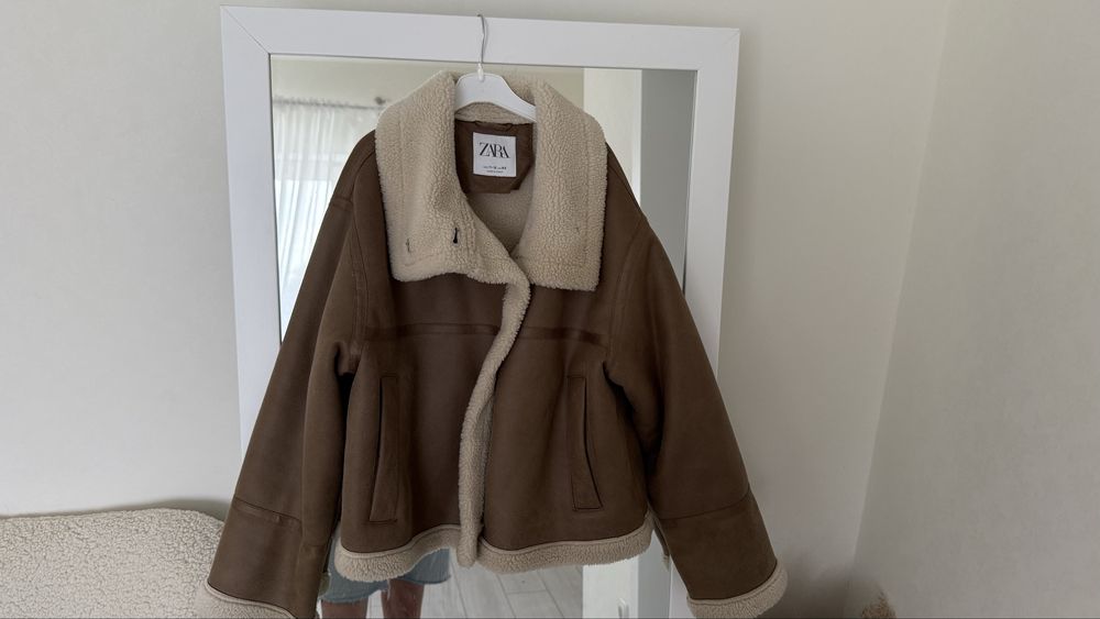 Дубленка zara куртка