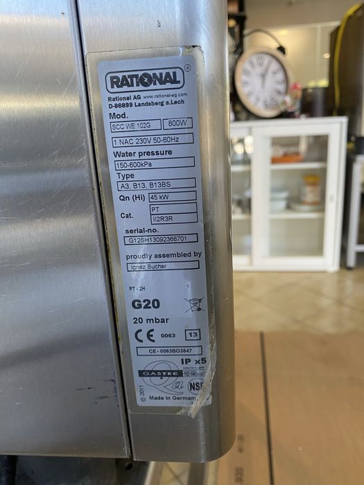 Forno Rational SCC QE 102 gas