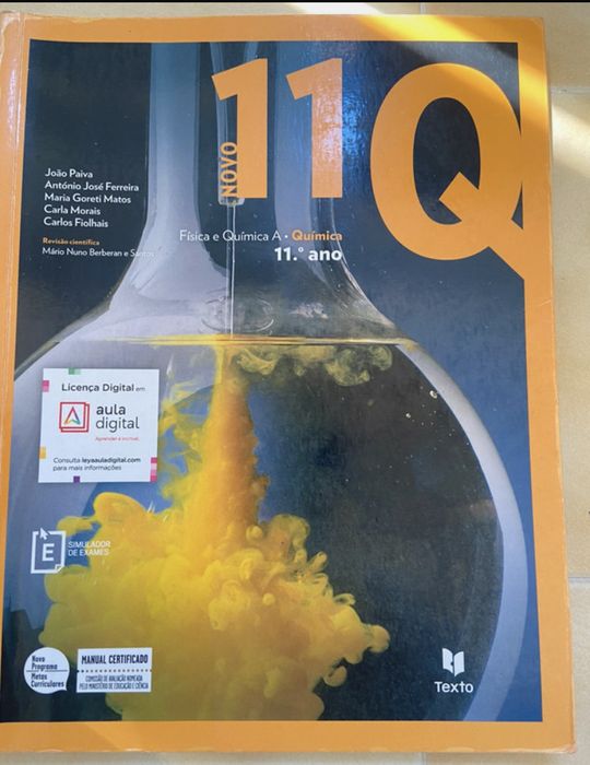 Livro de Quimica A do 11 ano