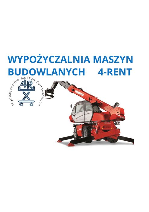Wynajem manitou ładowarka teleskopowa manitkamrt1840 mrt2145 ładowarki