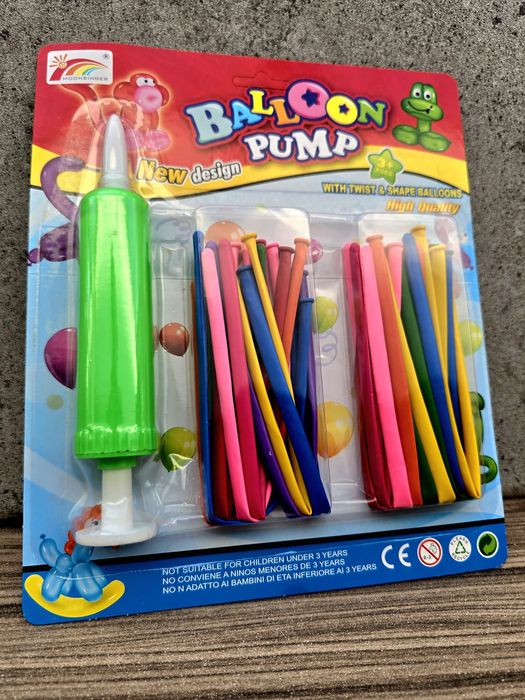 Super zestaw balony do modelowania z pompką nowe