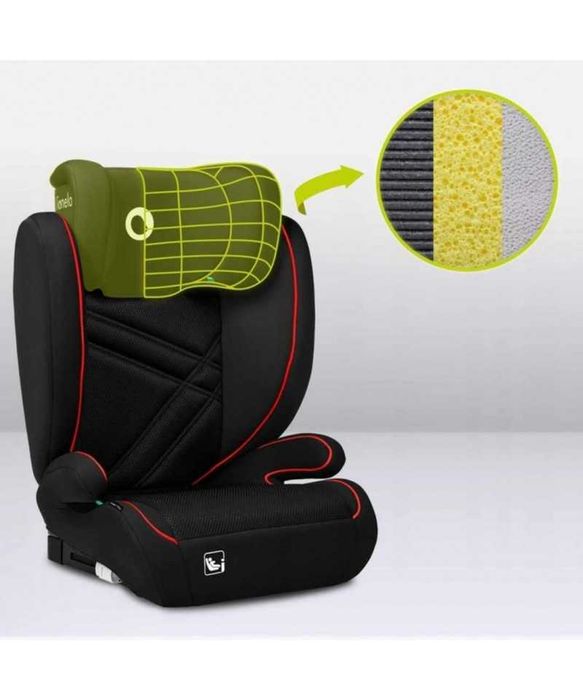 Fotelik Samochodowy Lionelo HUGO I-SIZE  ISOFIX 15-36kg.