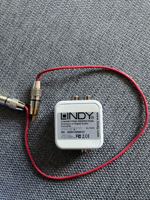 Lindy 70409 konwerter dźwięku z analogowego na cyfrowy