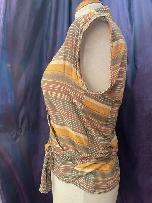 Blusa cruzada na frente Mango