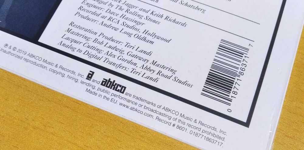 The Rolling Stones - Aftermath LP Vinyl