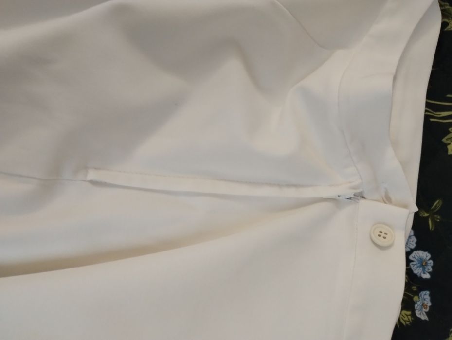 Biała spódnica ołówkowa 5xl