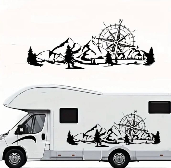 Виниловые наклейки для кемпера/автомобиля