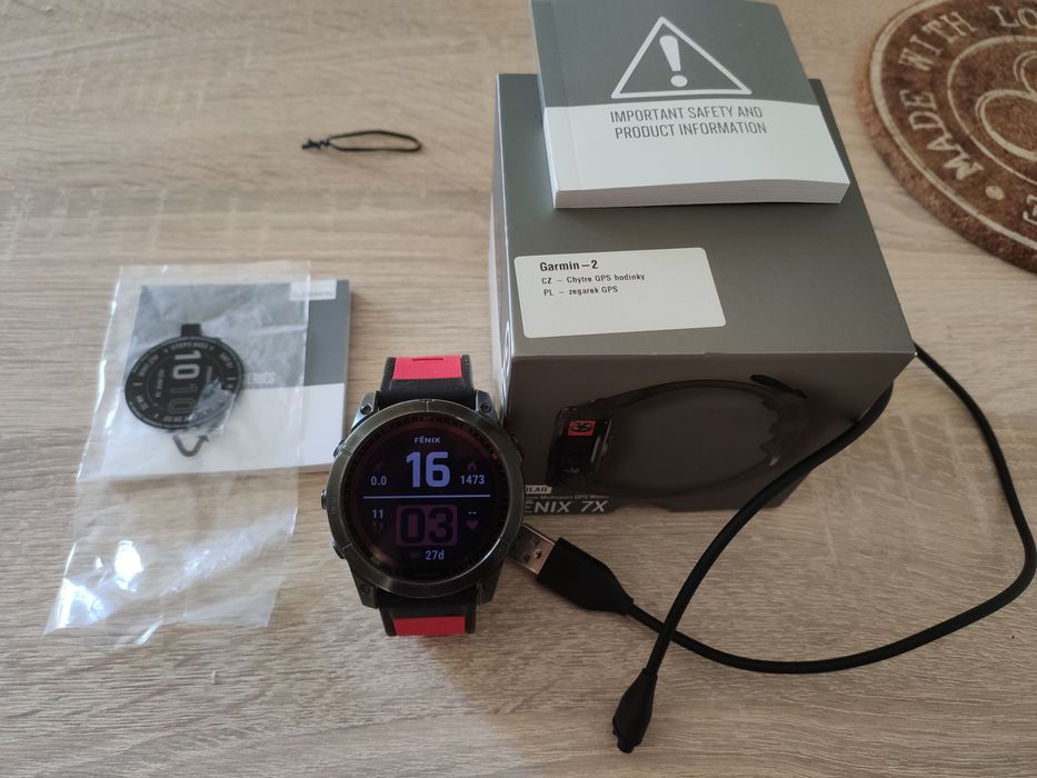 Garmin Fenix 7X Solar - niewiele używany